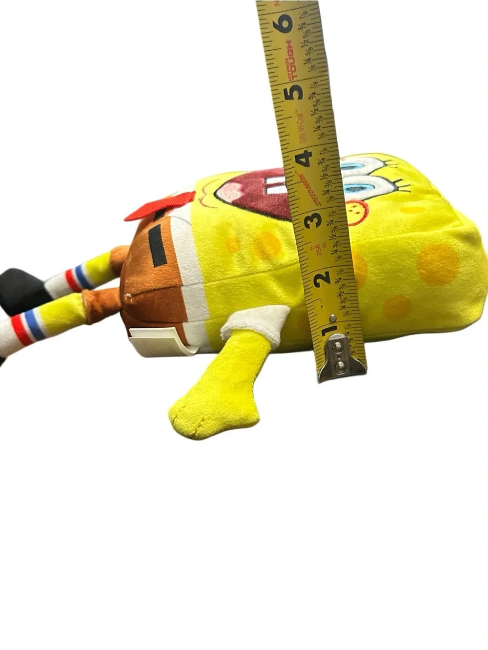 SpongeBob Plush With Squeaker & Crinkle Sound Dog Toy 10 Inch New With Tags